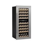 Klarstein Vinsider Duo Wine Fridge - 79 Bottle Capacity, Dual Zone, 5-22°C, Touch Control, LED Lighting, UV Protection, Built-in Wine Cooler