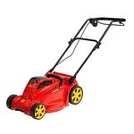 WOLF-Garten 18AKJJ63650 650W 3-in-1 Battery-Operated Lawn Mower, 18 Inch Winged Blade, Mowing Area 500-800 Metre Square, 45 L Grass Catching Capacity, 1 Year Manufacturer Warranty