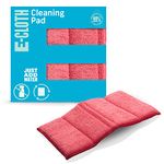 E-Cloth Cleaning Pad, Premium Microfibre Cleaning Cloth, Perfect Dish, Bathtub, Shower, and Barthroom Scrubber, Washable and Reusable, 100 Wash Promise, 1 Pack