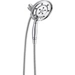Delta Faucet 58471-PK H2O Kinetic Technology In2ition 4-Setting Two-in-One Hand Shower Shower Head, Chrome by DELTA FAUCET