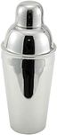 Winco Stainless Steel 3-Piece Cocktail Shaker Set, 16-Ounce (Set of 2)