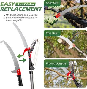 Walensee Extendable Tree Pruner – Telescopic Branch Cutter
