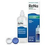 ReNu MultiPlus Multi-Purpose Contact Lens Solution, 240ml, for Soft Contact Lenses, Moisturise, Remove Protein, Clean, Disinfect, Lubricate, Rinse and Store Your Lenses, Lens Case Included