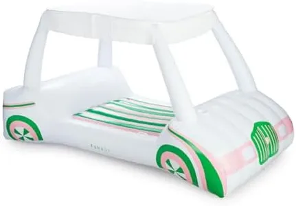 FUNBOY Giant Inflatable Luxury Golf Cart Pool Float, Perfect for a Summer Pool Party