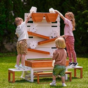 Avenlur Wooden Water Table for Kids 3 and Up - Large Water Play Table for Indoor/Outdoor Fun