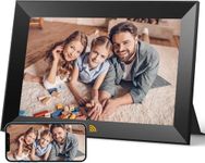 KODAK Digital Picture Frame WiFi 10.1 Inch HD IPS Touch Screen Electronic Picture Frame with 32 GB Memory, Automatic Picture Rotation, Share Photos or Videos Anywhere via App, Black