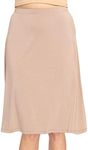 Women's Plus Size A-Line Skirt Beige 3X