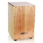 PYLE PCJD18 Stringed Jam Wooden Cajon-Percussion Box