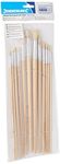 Silverline Artists Paint Brush Set 12pce Round Tips (868848)