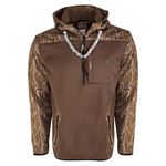 Drake Waterfowl Men's MST Endurance Soft Shell Hunting Hoodie, Mossy Oak Bottomland, Medium