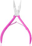 SIVOTE Hair Extension Beads Closer Plier Pink - Multi Functional Tool Kit for Micro Links, Micro Rings, Feather Extensions, and Seamless Beads Closure