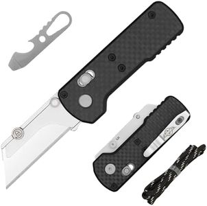 OKNIFE Otacle U1 Folding Pocket Utility Knife, Quick Change Box Cutter with Rail Lock, EDC Razor Knife with Pocket Clip for Office, Factory