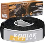 Tree Saver Winch Strap (8' x 3") – 35,000 lbs Heavy Duty for Off-Road Towing and Recovery by KODIAK STRAPS Black