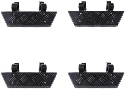 Side Step for INEOS Grenadier 2020 2021 2022 2023 2024 2025 Accessories Running Boards Nerf Bars Side Step Car Body Side Rock Guard Slider Rail Door Steps Carbon Steel (Black_4PCS)