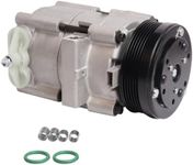ENA Air Conditioner A/C Compressor with Clutch Compatible with Ford Lincoln Mercury Crown Victoria Excursion F-150 F-350 F-450 Super Duty Mark LT Cougar Grand Marquis Replacement for E3AZ19V703AA