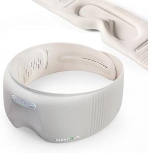 Sleenova SoundMask - Sleep Mask with Built-in Tuned Sleep Audio, Side Sleeper Optimized, Phone-Free Sleep & Nap, Bluetooth Modes, Cloud Grey