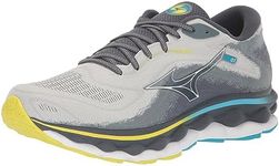 Mizuno Men's Wave Sky 7 Running Shoe, Pearl Blue-White, 10 Wide