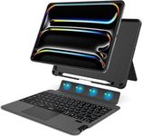 symtype Keyboard Case for iPad Pro 11-inch 4th Gen 2022, Air 5th 4th Gen, for iPad Pro 11 1st/2nd/3rd 2018/2020/2021, 10.9 inch Wireless Magnetic Keyboard Case with Trackpad, Pencil Holder, Backlit