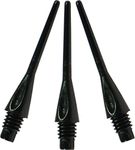 Viper Dart Accessory: Diamond 2BA Thread Soft Tip Dart Points, Black, 1000 Pack