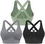 Evercute Sports Bra for Women Padde