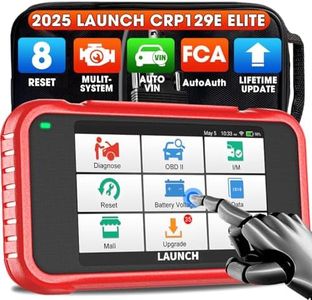 LAUNCH CRP129E Elite 2024 OBD2 Scanner, 8 Reset Oil/EPB/TPMS/SAS/BMS/Throttle/DPF Reset, Injector Coding, ABS SRS Transmission Engine Code Reader, Lifetime F-Ree Update Diagnostic Scan Tool, Auto VIN