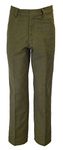 WALKER AND HAWKES - Men's 100% Cotton Yorkley Moleskin Trousers - Olive - W36 Regular (31'')