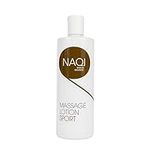 NAQI - Sports Massage Lotion - Pre-Workout and Post-Workout Recovery Treatment - Enhanced Recovery and Performance - Paraben-Free - Dermatologically Tested - Vegan-Friendly - 500 ml