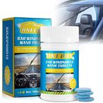 Car Screenwash Tablets 100PCS Car Windshield Washer Tablets Effervescent Wiper Fluid Solid Concentrated Screenwash Washer Fluid Car Window Cleaning