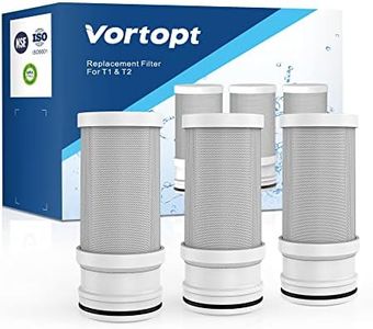 VORTOPT NSF Certified Replacement for T1-ACF/T2-ACF/T6-CTO Faucet Water, 3-6 Months Lifetime, Reduces Chlorine, Taste and Odor T1/T2 T6-CTO Filter（Pack of 3）