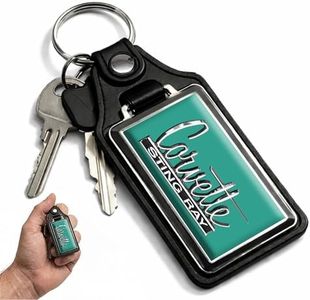 Brotherhood Car Key Chain for Corvette - Classic Models Keychain for Men and Women Gift Key Ring Key Chain - Stingray - Emerald