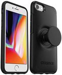 OtterBox + Pop Symmetry Series Case for iPhone SE (2020), iPhone 8, iPhone 7 (NOT Plus) Retail Packaging - Black