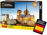 National Geographic Paris Notre Dame 128 Pieces 3D Puzzle Model