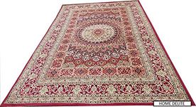 Home Delite Persian Carpet Acrylic (4x6, Red2)