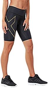 2XU Women's MCS Run Compression Short, Black/nero Reflective, XXS