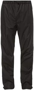 Vaude Men's Fluid Pants II Pantalon de Pluie pour Le vélo Homme, Noir, FR : L (Taille Fabricant : L)