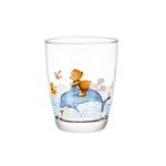 Villeroy & Boch – Happy as a Bear Children's Glass Tumbler Set 2 Pieces, Dishwasher Safe, Microwave Safe, Kid Drinking Glasses, Water and Juice Glasses, Crystal Glass