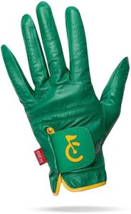 Chipp Golf Co Cabretta Leather Golf Glove, Premium Grade AAA Cabretta Tour Glove, Men’s Left Hand – The Green Glove, X-Large