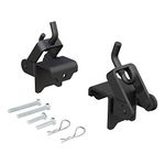 Curt Manufacturing 17208 Wd Hookup Brackets 1Pr, Black / Silver