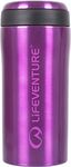 Lifeventure Thermal Mug, Leakproof & Vacuum Insulated Reusable Coffee Travel Cup, 300ml, Gloss Purple