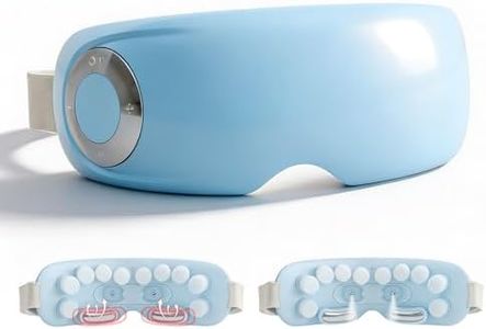 YOEYOU Eye Massager with Water Mist & Heat Therapy, 4 Modes Bluetooth Device for Dry Eyes, Eye Strain Relief, Sleep Aid, Gift for Women Men