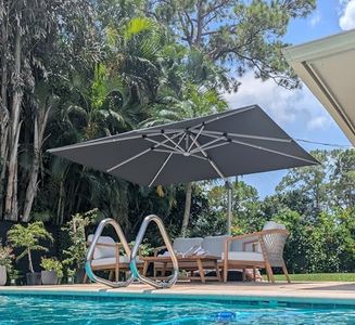 PURPLE LEAF 10X13 Double Top Deluxe Patio Umbrella