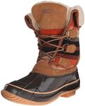 Khombu Women's Jilly KH Cold Weather Boot, Brown Print, 10 M US