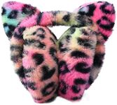 MEJORMEN Cute Animal Earmuffs Foldable Ear Warmers Winter Warm Plush Outdoor Ear Covers - Cat Ears