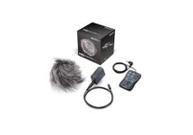 Zoom APH-5 (UK-Version) accessory pack for Zoom H5 Handy Recorder, hairy windscreen, power supply, remote control