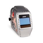 Jackson Safety Welding Helmet, Digital Variable Auto Darkening Filter, Lightweight Protective Welder Face Mask with Light HLX100 Shell for Men and Women, Universal Size, Arc Angel Design, 46130