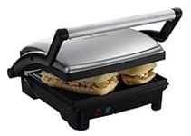 Russell Hobbs 3-in-1 Panini Press, Grill and Griddle 17888, Stainless Steel