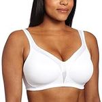 Playtex Women's 18 Hour Sensational Sleek Wirefree Full Coverage Bra #4803, White, 38DD