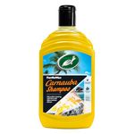Turtle Wax Carnauba Shampoo – 500 ML | 1 Step Wash and Wax | pH Balanced Car & Bike Wash Shampoo with Carnauba Wax | Rich Foam, Gloss Shine & Paint Protection