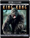 King Kong (2005) (4K UHD + Blu-ray + Bonus Disc) (3-Disc) (Ultimate Collector's Edition - Includes Extended and Cinematic Versions)