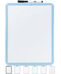 Mr. Pen- Dry Erase Board, 14” x 11” with a Black Dry Erase Marker, Blue Frame, Small White Board for Kids, Students, Small Dry Erase Board, Mini White Board